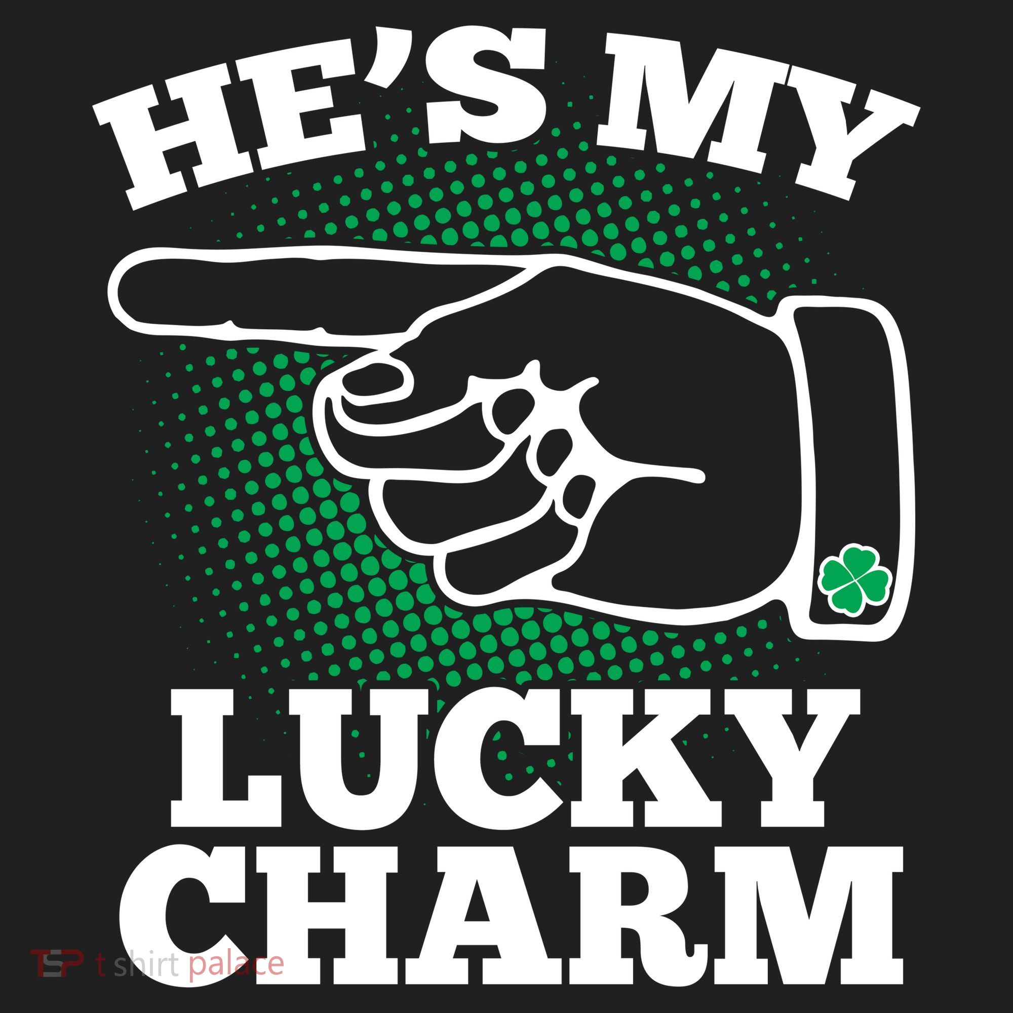 He's My Lucky Charm St Patrick's Day Matching Couples Tumbler