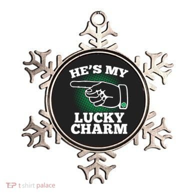 He's My Lucky Charm St Patrick's Day Matching Couples Ornament