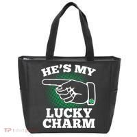 He's My Lucky Charm St Patrick's Day Matching Couples Tote Bag thumb 0