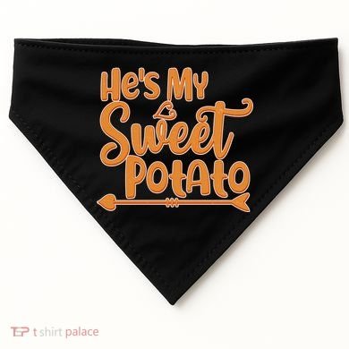 He's My Sweet Potato USA-Made Doggie Bandana