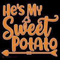 He's My Sweet Potato Ornament thumb 1
