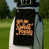 He's My Sweet Potato Golf Towel thumb 2