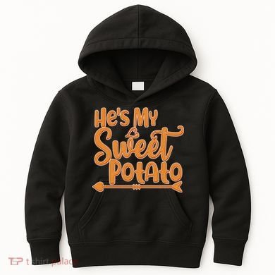 He's My Sweet Potato Kids Hoodie