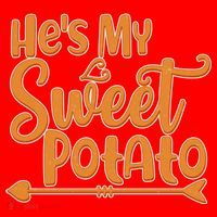 He's My Sweet Potato Santa Hat thumb 1