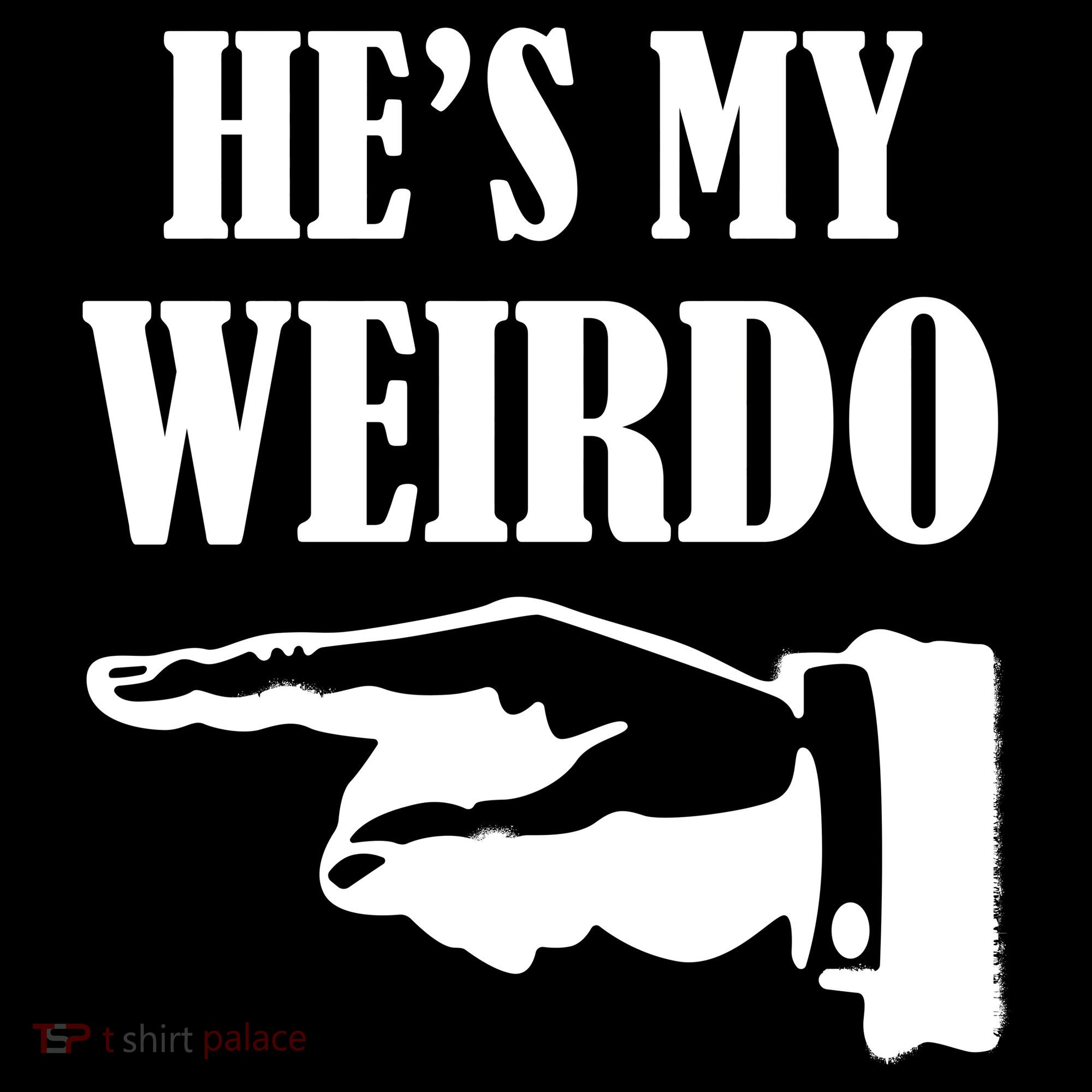 He's My Weirdo USA-Made Doggie Bandana