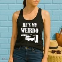 He's My Weirdo Women's Tank Top thumb 2