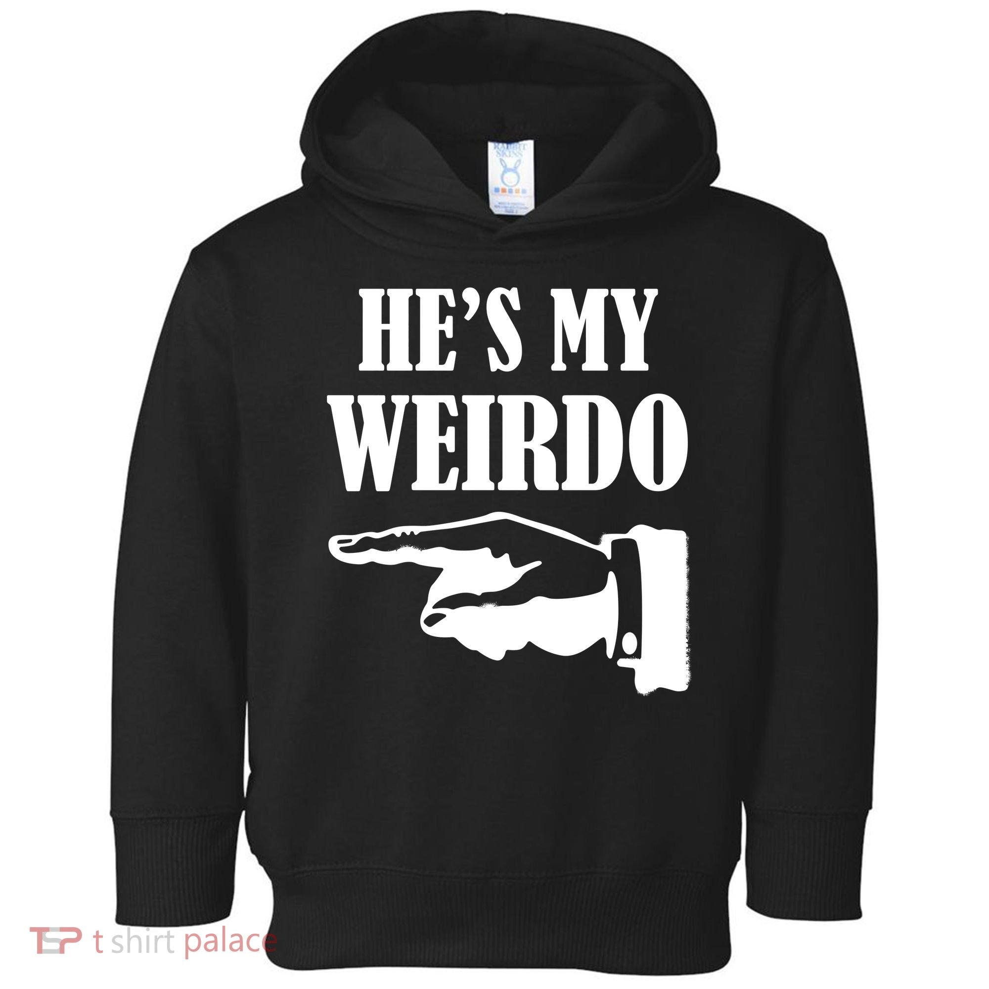 He's My Weirdo Toddler Hoodie