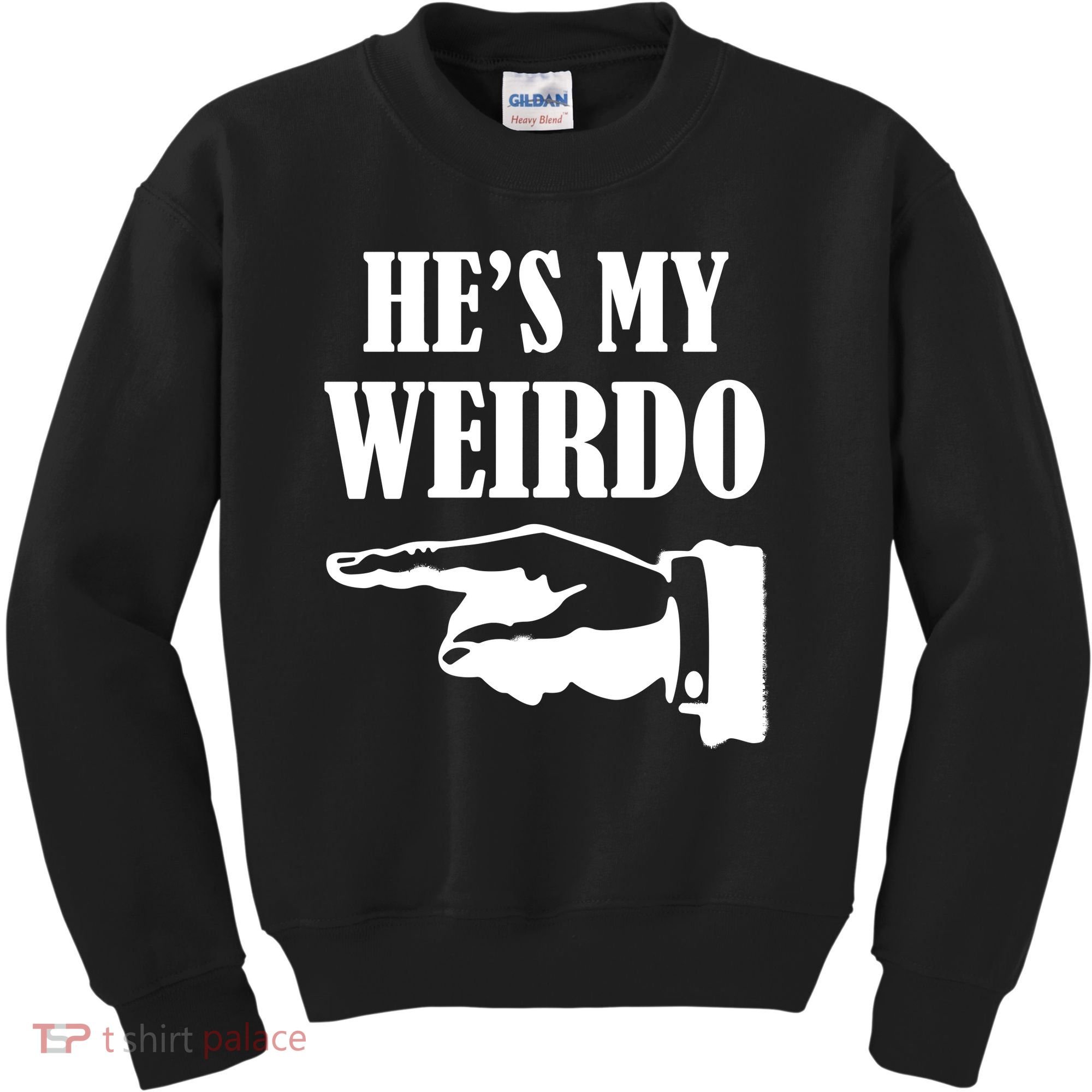 He's My Weirdo Kids Sweatshirt