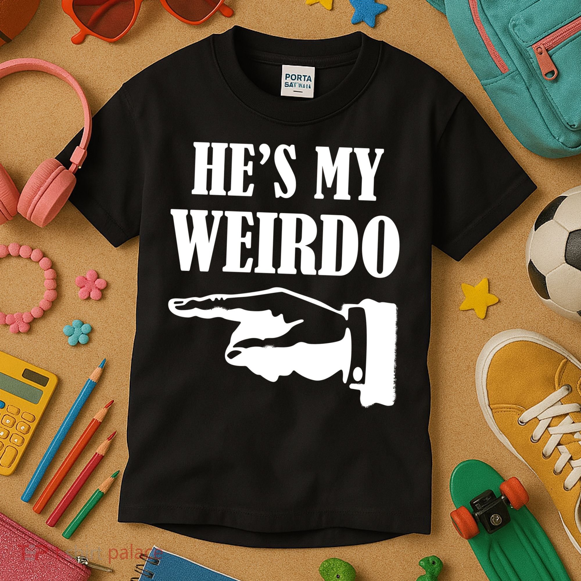 He's My Weirdo Kids T-Shirt