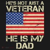 He's Not Just A Veteran Dad He Is My Dad Backpack thumb 2
