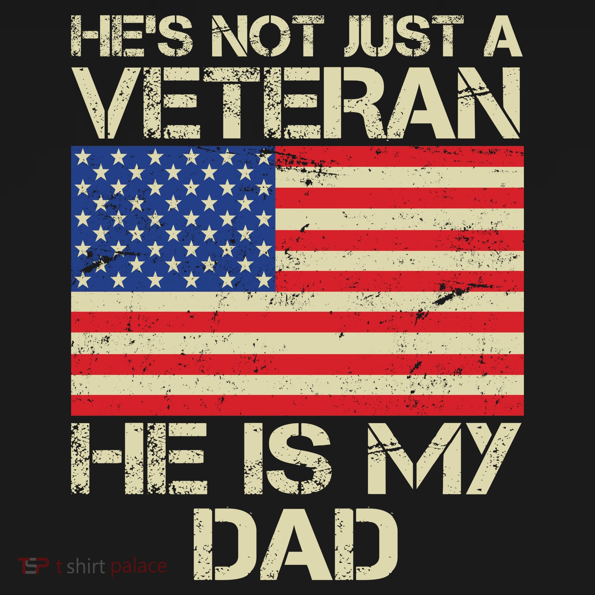 He's Not Just A Veteran Dad He Is My Dad Backpack