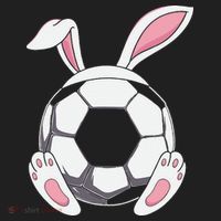 Happy Easter Soccer Bunny Ears Funny Egg Women's Sweatshirt thumb 2