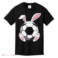 Happy Easter Soccer Bunny Ears Funny Egg Kids T-Shirt thumb 0