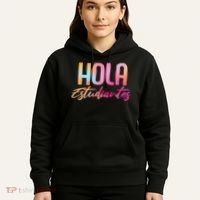 Hola Estudiantes Spanish Teacher Funny Back To School Hoodie thumb 5
