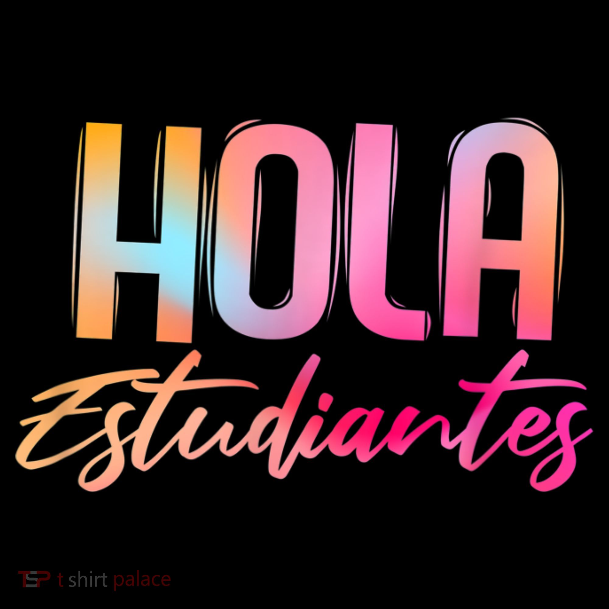 Hola Estudiantes Spanish Teacher Funny Back To School Women's Hoodie