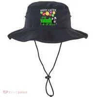 Happy Easter Steam Train Engine Bunny Chocolate Eggs Bucket Hat thumb 0