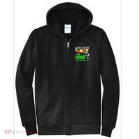 Happy Easter Steam Train Engine Bunny Chocolate Eggs Full Zip Hoodie thumb 0