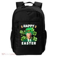 Happy Easter St Patrick's Day Confused Joe Biden Funny Backpack thumb 0