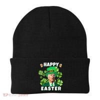 Happy Easter St Patrick's Day Confused Joe Biden Funny Beanie thumb 0