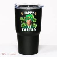 Happy Easter St Patrick's Day Confused Joe Biden Funny Tumbler thumb 0