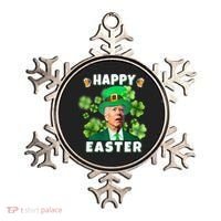 Happy Easter St Patrick's Day Confused Joe Biden Funny Ornament thumb 0