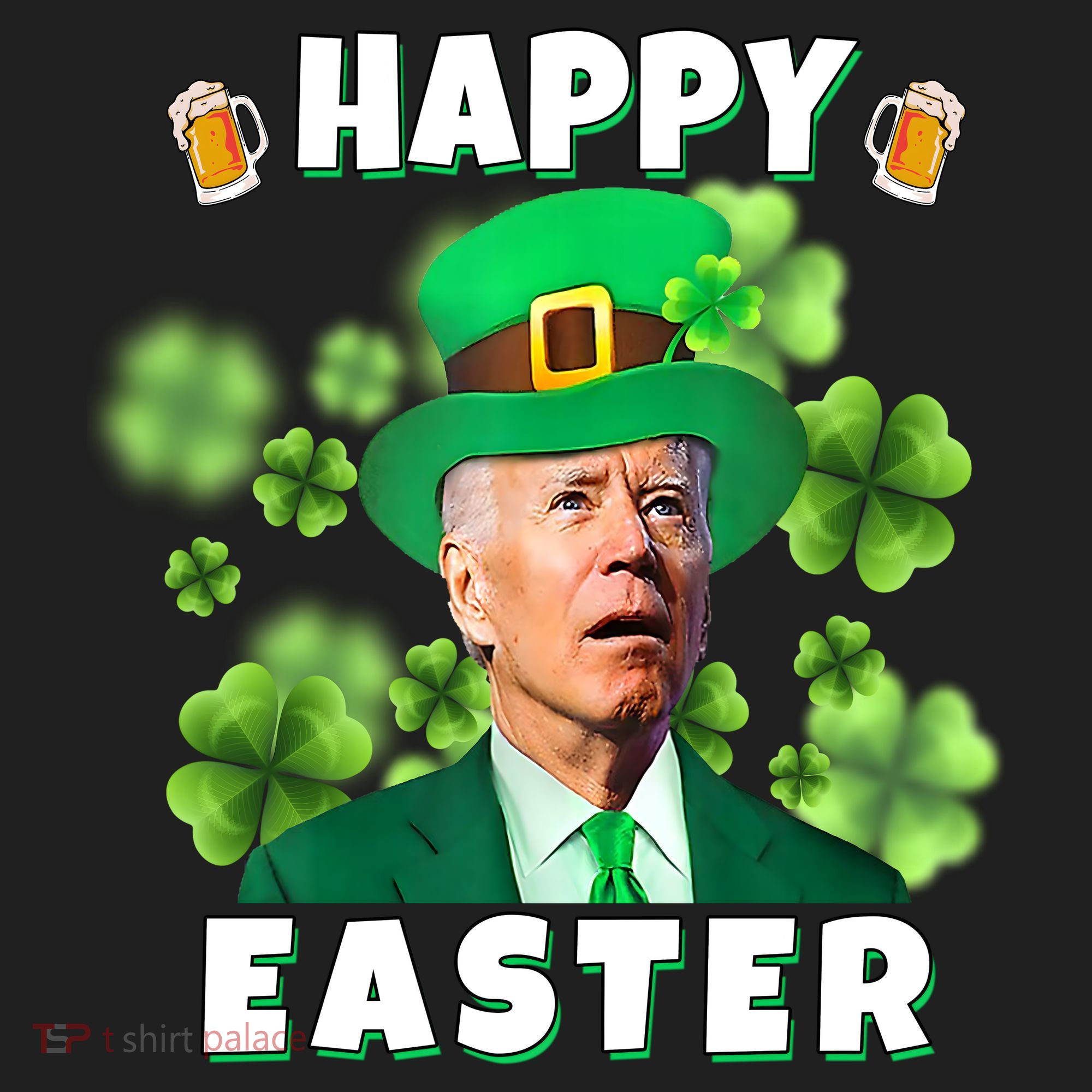 Happy Easter St Patrick's Day Confused Joe Biden Funny Hat