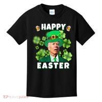 Happy Easter St Patrick's Day Confused Joe Biden Funny Kids T-Shirt thumb 0