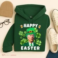 Happy Easter St Patrick's Day Confused Joe Biden Funny Hoodie thumb 4