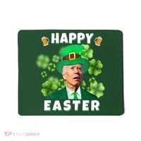 Happy Easter St Patrick's Day Confused Joe Biden Funny Mousepad thumb 0