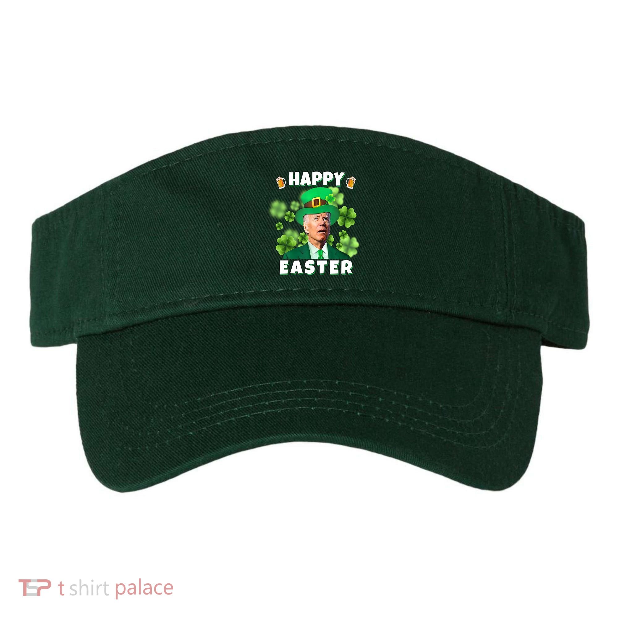 Happy Easter St Patrick's Day Confused Joe Biden Funny Visor