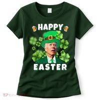 Happy Easter St Patrick's Day Confused Joe Biden Funny Women's T-Shirt thumb 0