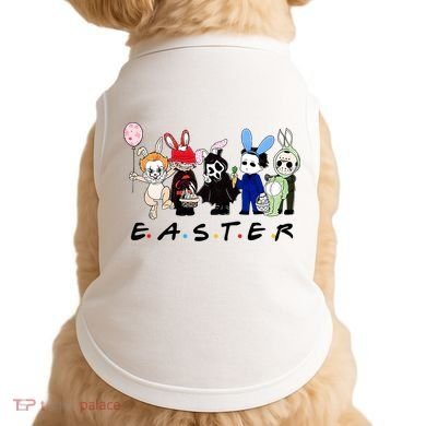 Happy Easter Scary Horror Easter Movie Bunny Hunting Eggs Doggie Tank