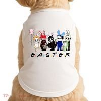 Happy Easter Scary Horror Easter Movie Bunny Hunting Eggs Doggie Tank thumb 0