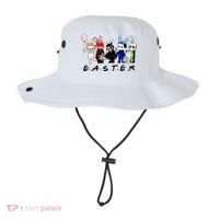 Happy Easter Scary Horror Easter Movie Bunny Hunting Eggs Bucket Hat thumb 0