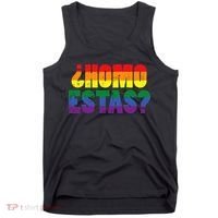 Homo Estas Spanish Mexican Funny Pride Ally Lgbt Month Tank Top thumb 0