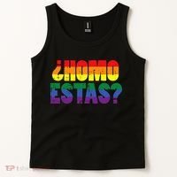 Homo Estas Spanish Mexican Funny Pride Ally Lgbt Month Tank Top thumb 2