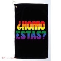 Homo Estas Spanish Mexican Funny Pride Ally Lgbt Month Golf Towel thumb 0