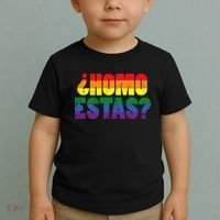Homo Estas Spanish Mexican Funny Pride Ally Lgbt Month Toddler T-Shirt thumb 2