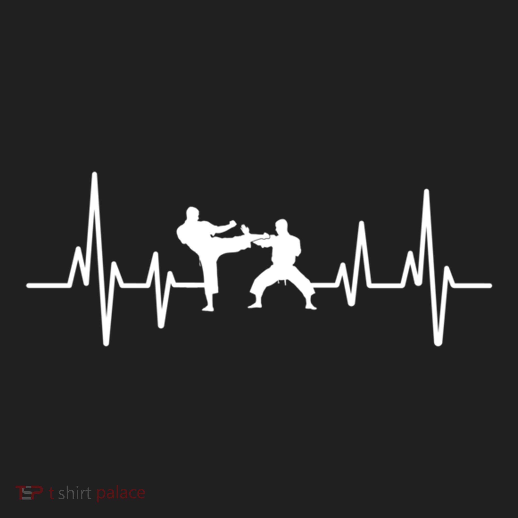 Heartbeat Ecg Taekwondo Player Martial Arts Tkd Gift Beanie