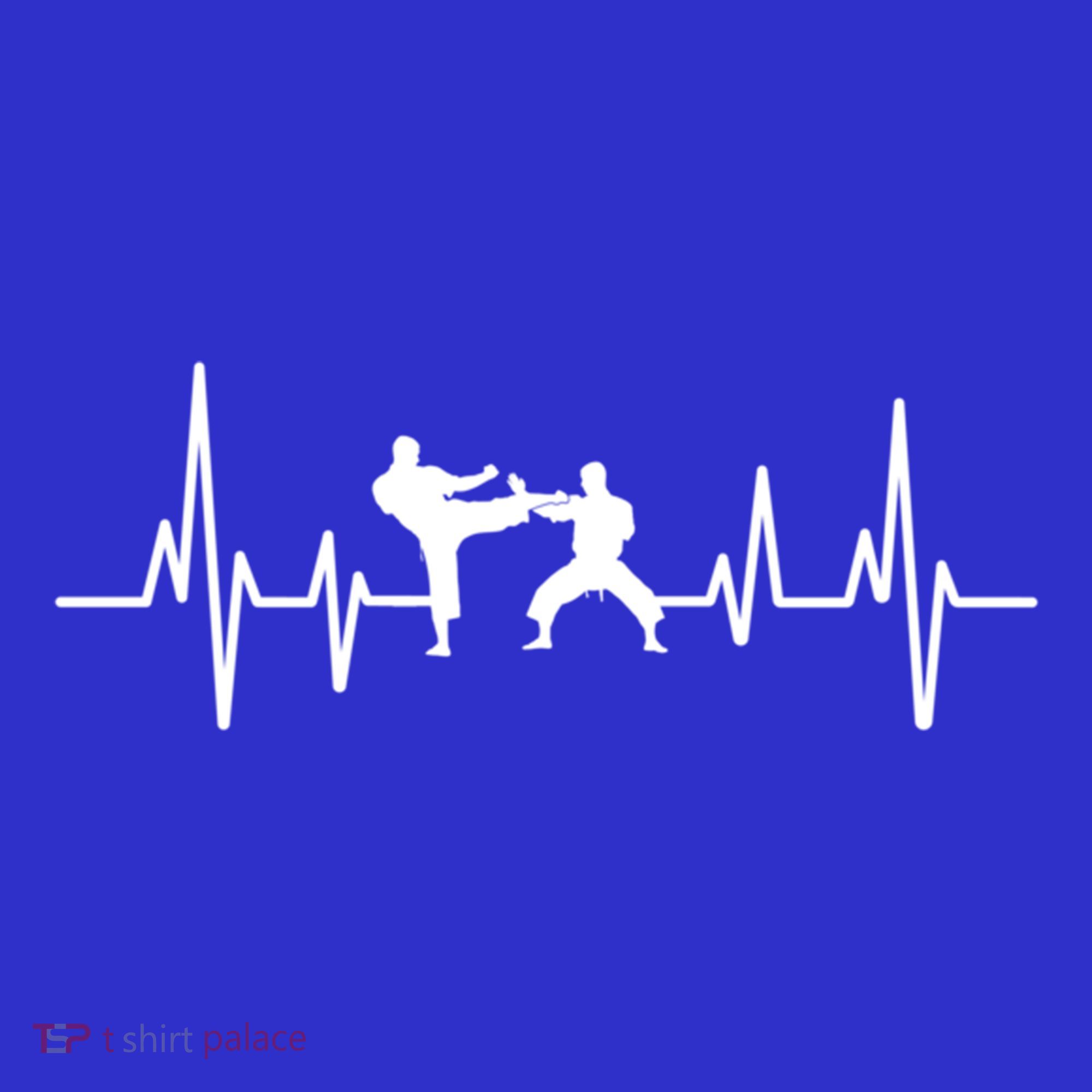 Heartbeat Ecg Taekwondo Player Martial Arts Tkd Gift Hoodie