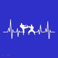 Heartbeat Ecg Taekwondo Player Martial Arts Tkd Gift Long Sleeve Shirt thumb 2