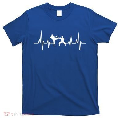 Heartbeat Ecg Taekwondo Player Martial Arts Tkd Gift T-Shirt