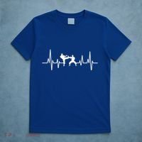 Heartbeat Ecg Taekwondo Player Martial Arts Tkd Gift T-Shirt thumb 5