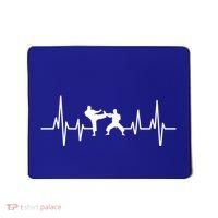 Heartbeat Ecg Taekwondo Player Martial Arts Tkd Gift Mousepad thumb 0