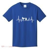 Heartbeat Ecg Taekwondo Player Martial Arts Tkd Gift Kids T-Shirt thumb 0