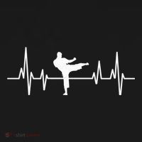 Heartbeat Ecg Taekwondo Player Martial Arts Tkd Great Gift Women's Hoodie thumb 2