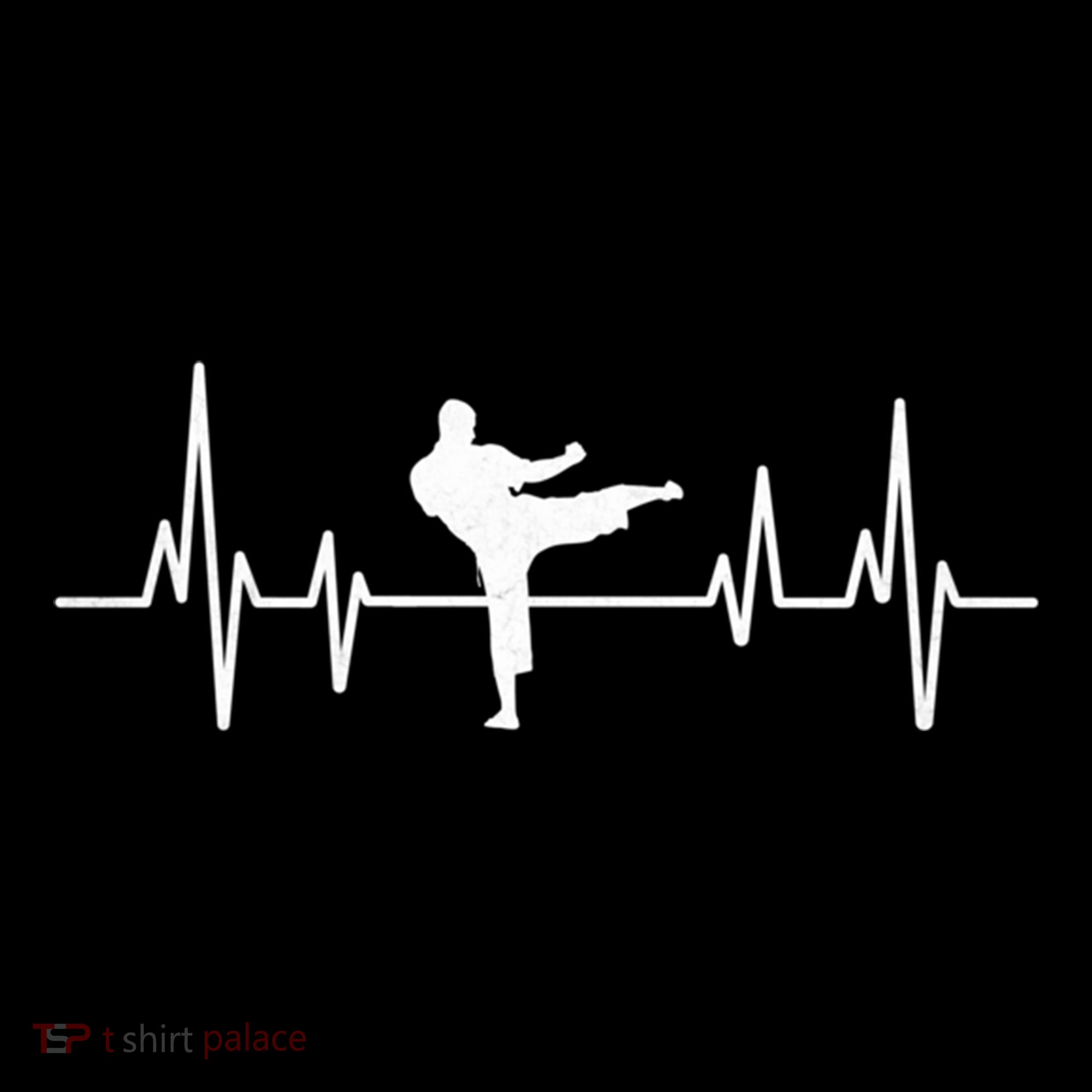 Heartbeat Ecg Taekwondo Player Martial Arts Tkd Great Gift Women's Hoodie