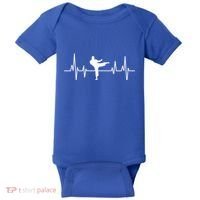 Heartbeat Ecg Taekwondo Player Martial Arts Tkd Great Gift Baby Bodysuit thumb 0