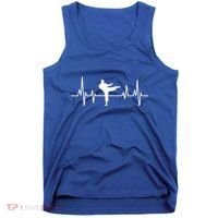 Heartbeat Ecg Taekwondo Player Martial Arts Tkd Great Gift Tank Top thumb 0