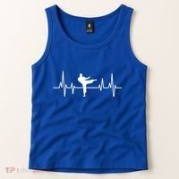 Heartbeat Ecg Taekwondo Player Martial Arts Tkd Great Gift Tank Top thumb 2